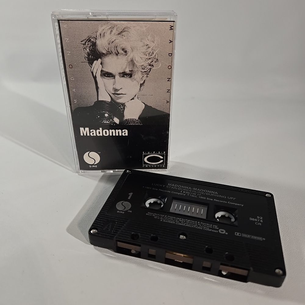 Madonna Black Cassette Player